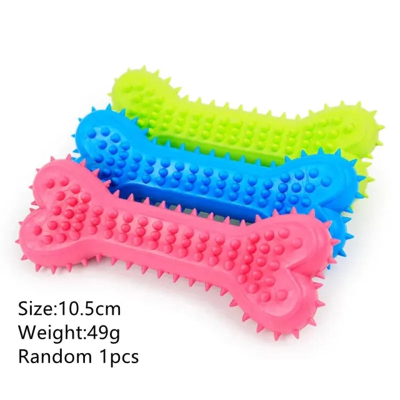 Durable Rubber Dental Teeth Care Dog Toys for Small Dogs Indestructible Dog Toy Teeth Cleaning Chew Training Toys Pet Supplies Happy Tails Pet Shop Store