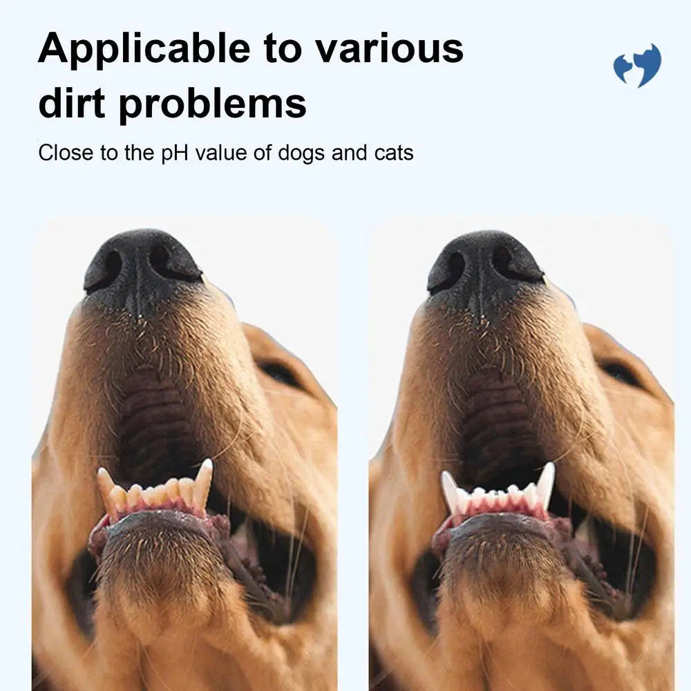 NEW Dog Finger Ear Wipes Soft Finger Cleaning Pads For Dog Ear Safe Plant-Based Cleanser Supplies For Pet Care Grooming Bathing