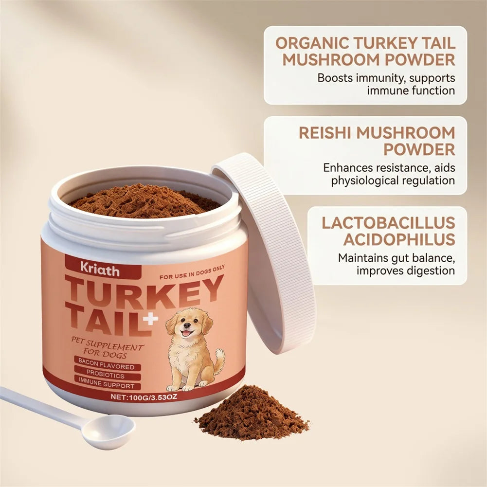 Daily Dog Supplement For Itchy Skin And Stiff Joints Promotes Health Skin & Shiny Coat. Radiant-Glow