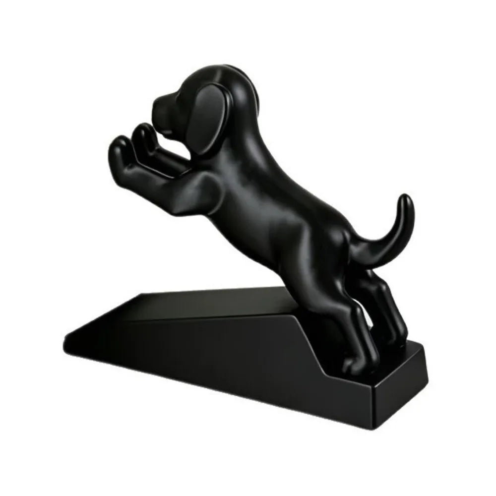 New Dog Shape Door Stopper Wedge Non-Slip Anti-Collision Puppy Door Top Cartoon Noise-Reducing Door Stop Wedge Home Decor