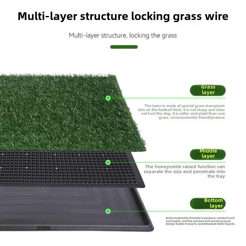 Pet Lawn Toilet Mat Waterproof Indoor Toilet Can Replace Urine Waterproof Washable Dog Pee Pad Pet Clean Products Accessories