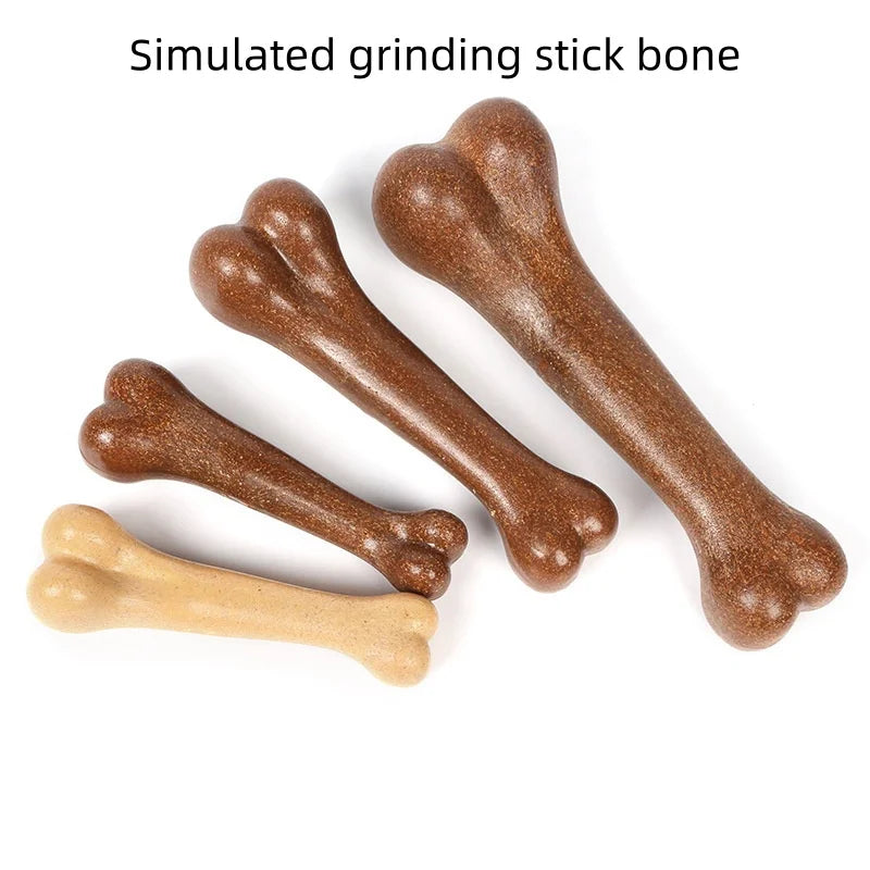 Dog Bone Chew Toy Durable Teeth Cleaning Toy, Interactive Play Training Pet Toy for Dogs Puppies Dental Health & Teeth Care Happy Tails Pet Shop Store