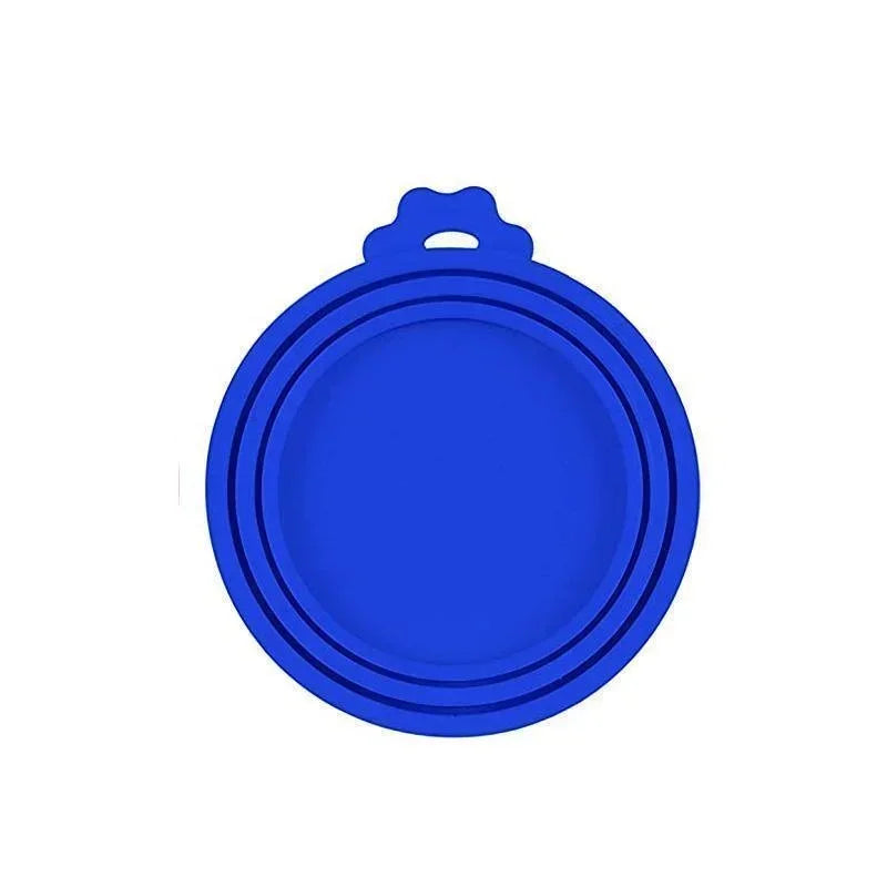 5 couvercles en silicone pour conserves fraîcheur, compatibles avec les boîtes pour chats et chiens. Couvercles en silicone 3 en 1 pour conserver la fraîcheur des aliments. Couvercles hermétiques en silicone pour boîtes pour chiens. 