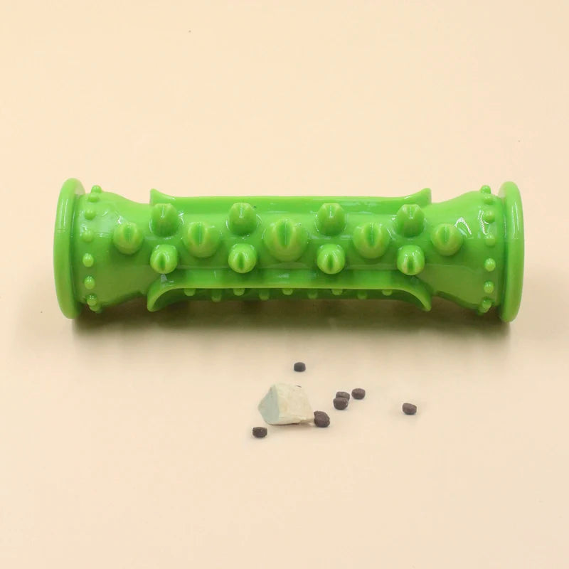 Cepillo de Dientes para Perros, Juguete Masticable, Palo de Goma Suave, Juguetes Interactivos Molares para Perros Pequeños, Juguete Duradero para Masticar y Dispensar Comida