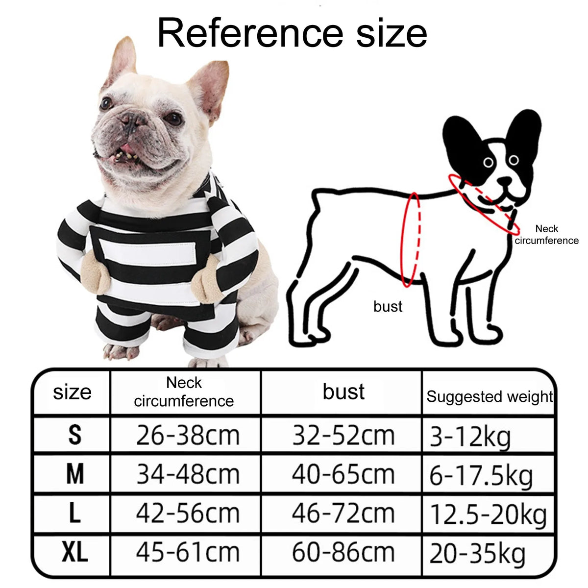 Funny Prisoner Dog Costume Halloween Pet Outfit Striped Jumpsuit For Dogs Party Dress Up Cute Animal Costume Pets Supplies Happy Tails Pet Shop