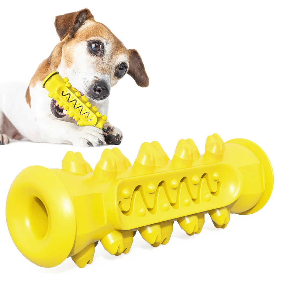 Dog Molar Toothbrush Toys Chew Cleaning Teeth Elasticity Soft Puppy Dental Care Extra-tough Pet Cleaning Toy Supplies Dog toys Happy Tails Pet Shop Store
