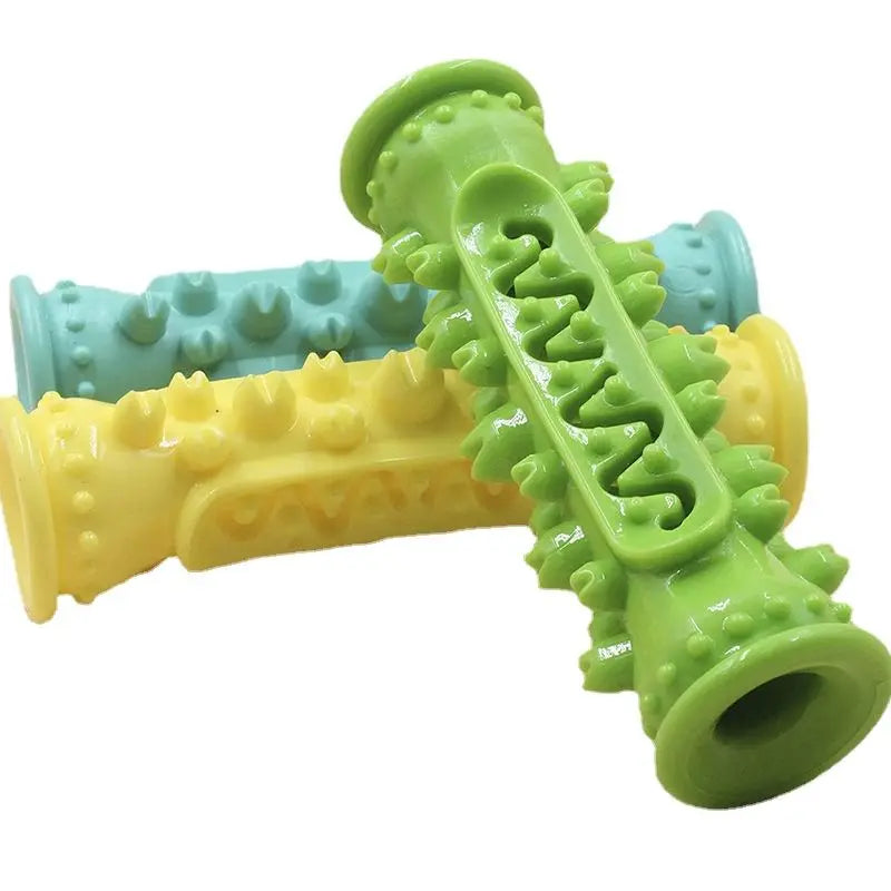 Cepillo de Dientes para Perros, Juguete Masticable, Palo de Goma Suave, Juguetes Interactivos Molares para Perros Pequeños, Juguete Duradero para Masticar y Dispensar Comida
