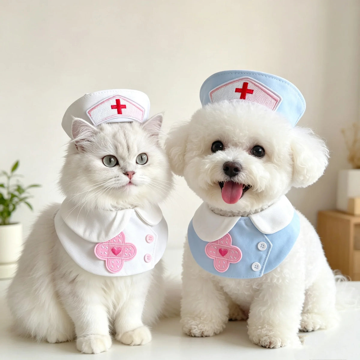 Pet Halloween Costume Set Cat Dog Hat Teddy Bear Small and Medium-sized Dog Scarf Puppy Accessories Happy Tails Pet Shop