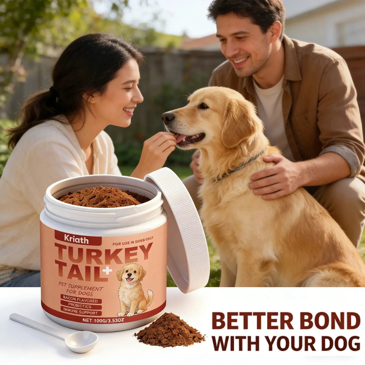 Pet Nutritional Supplements Bacon Flavor Promote Intestinal Function Improve Hair Gloss Maintain Joint Health Nutrition Products Happy Tails Pet Shop Store