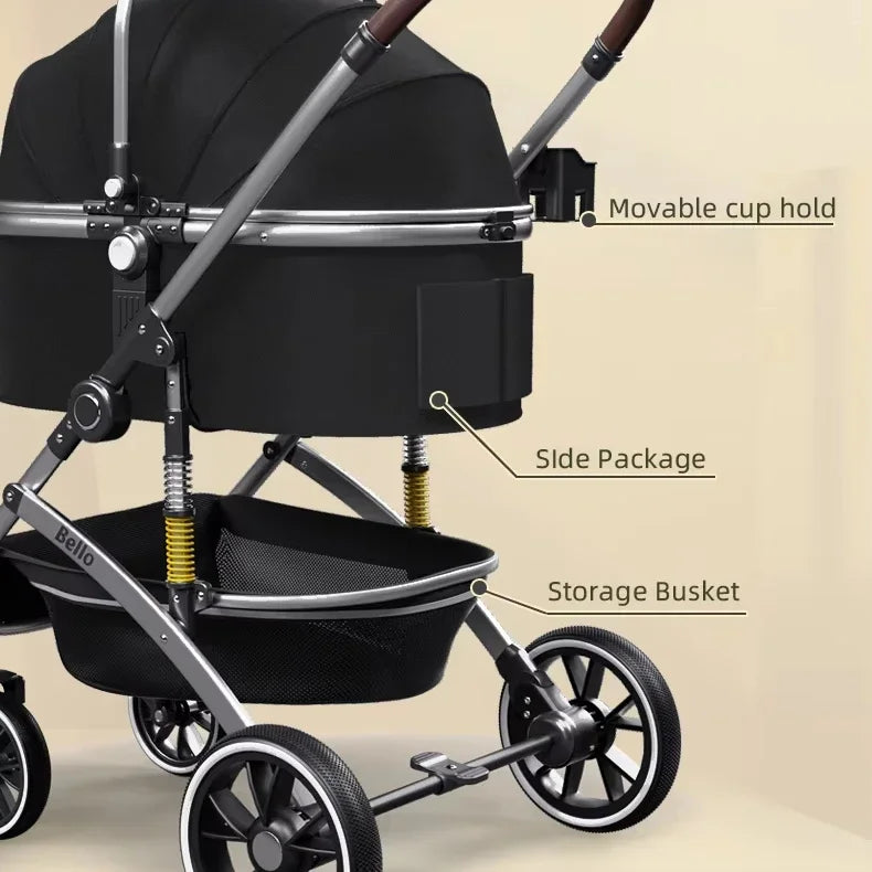 High-Level Luxury Pet Trolley Oxford Material Dog And Cat Stroller Premium Carriers For Travel Happy Tails Pet Shop Store