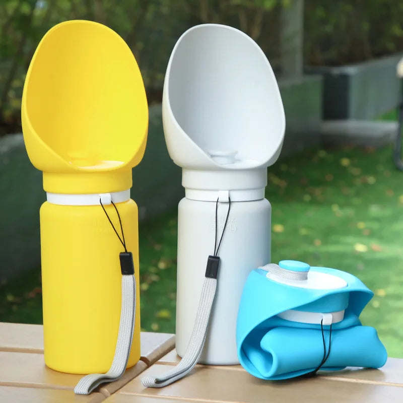 Nouvelle gourde en silicone pour chien, portable et pliable, idéale pour les promenades et les balades. Fontaine à eau pour animaux de compagnie. 