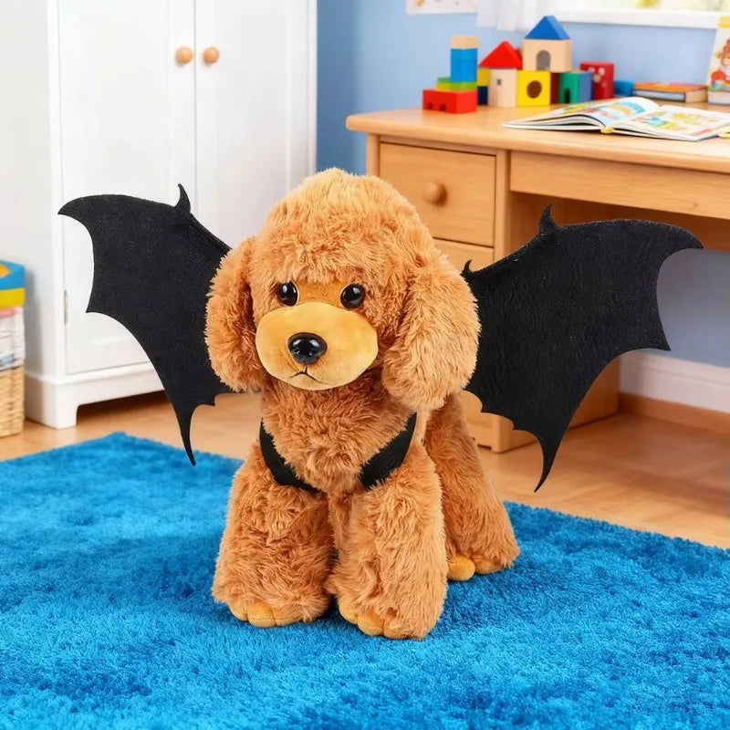 Funny Winged Pet Bat Wings Costume Halloween Cosplay Dress Up Supplies Party Decoration Accessories for Cats and Dogs Happy Tails Pet Shop