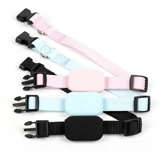 Rastreador GPS Bluetooth para Animais de Estimação Coleira Mini Rastreador de Movimento Alerta Anti Perda para Gatos e Filhotes Localizador Global Remoto
