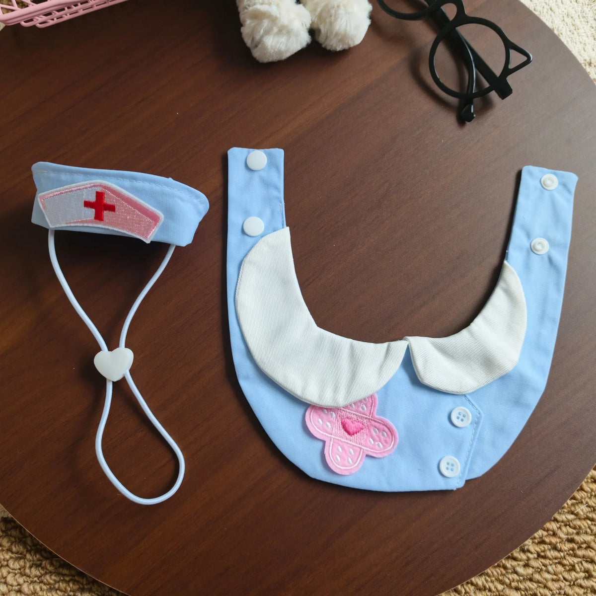 Pet Halloween Costume Set Cat Dog Hat Teddy Bear Small and Medium-sized Dog Scarf Puppy Accessories Happy Tails Pet Shop