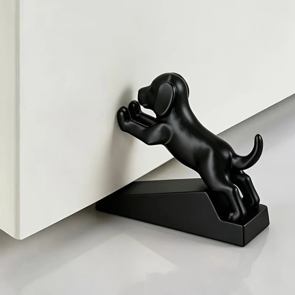 New Dog Shape Door Stopper Wedge Non-Slip Anti-Collision Puppy Door Top Cartoon Noise-Reducing Door Stop Wedge Home Decor