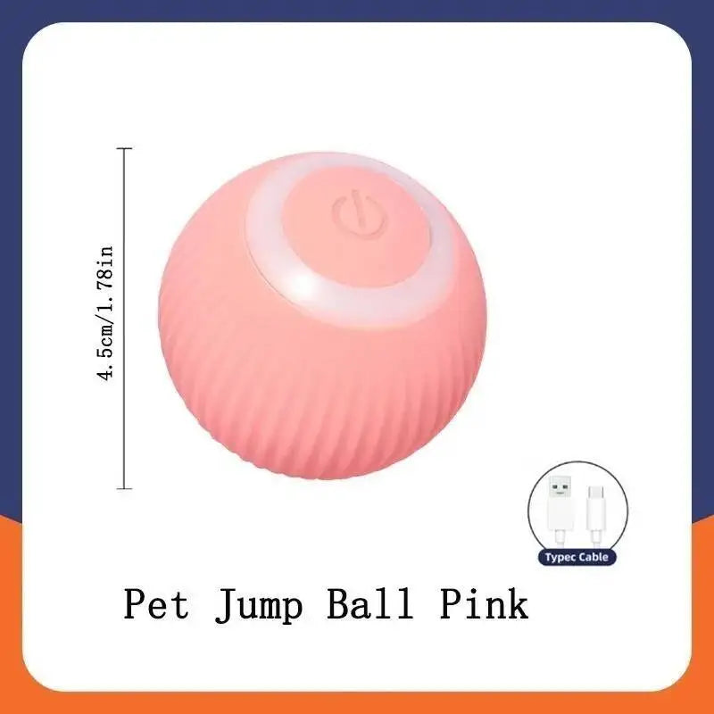 Smart Dog Toy Ball Electronic Interactive Pet Toy Moving Ball USB Automatic Moving Jumping Bouncing Happy Tails Pet Shop Store