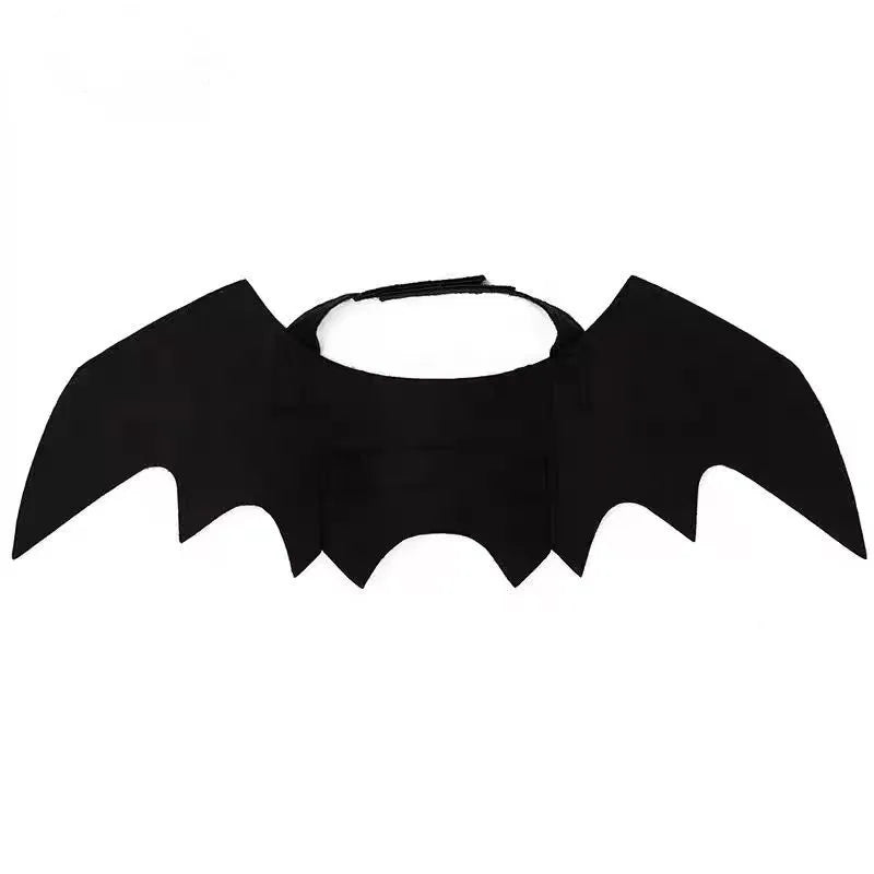Cute Cat Cosplay Costume – Black Bat Wings with Safety Belt, Role-Playing Pet Cat Dog Halloween Party Decoration Supplies Happy Tails Pet Shop