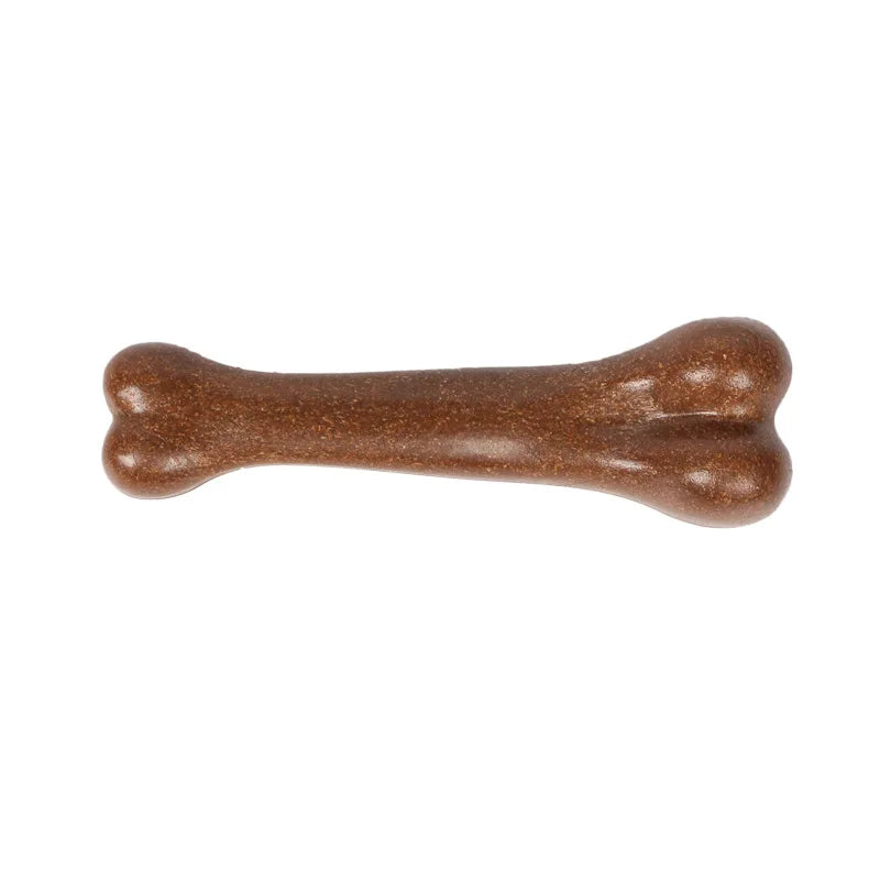 Dog Bone Chew Toy Durable Teeth Cleaning Toy, Interactive Play Training Pet Toy for Dogs Puppies Dental Health & Teeth Care Happy Tails Pet Shop Store