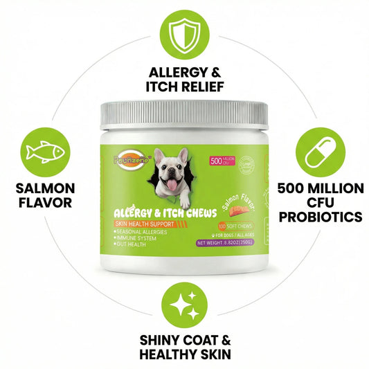 【15in1】Multivitamin for dogs  - Improve hair loss, digestion and immune support - Dog paw yeast treatment Happy Tails Pet Shop Store