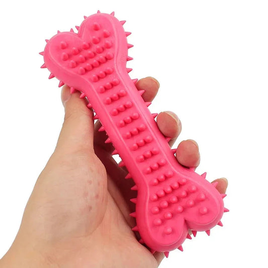 Durable Rubber Dental Teeth Care Dog Toys for Small Dogs Indestructible Dog Toy Teeth Cleaning Chew Training Toys Pet Supplies Happy Tails Pet Shop Store