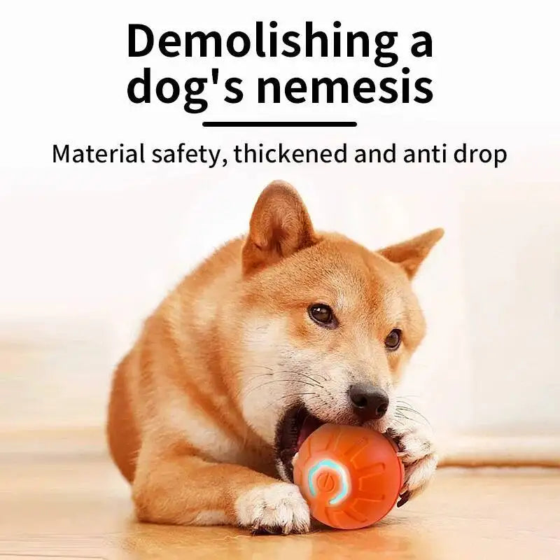 Smart Dog Toy Ball Electronic Interactive Pet Toy Moving Ball USB Automatic Moving Jumping Bouncing Happy Tails Pet Shop Store