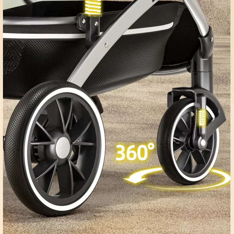 High-Level Luxury Pet Trolley Oxford Material Dog And Cat Stroller Premium Carriers For Travel Happy Tails Pet Shop Store