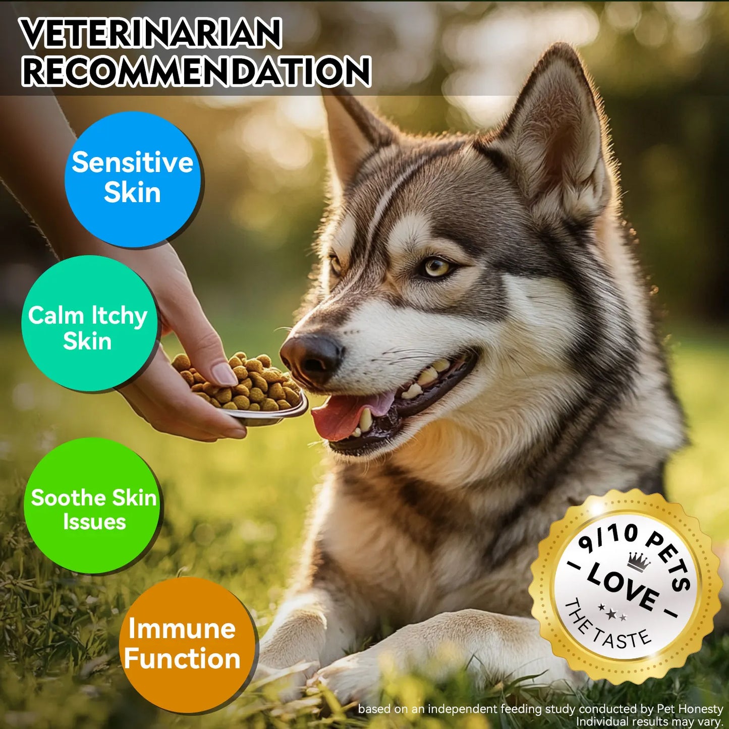 Comprimidos mastigáveis de ômega para saúde da pele do cão - Um suplemento de ômega para cães rico em Ômega 3/6/9, óleo de peixe e DHA - 120 mastigáveis com sabor de carne
