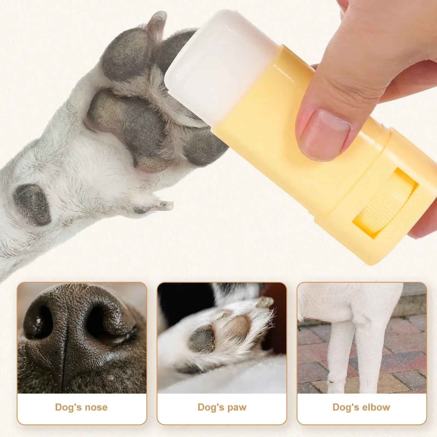 1pcs Paw Balm Dog Cream Beeswax Moisturizer Feet Softener Cats Small Pets Household Supplies Cat Health Products Happy Tails Pet Shop Store