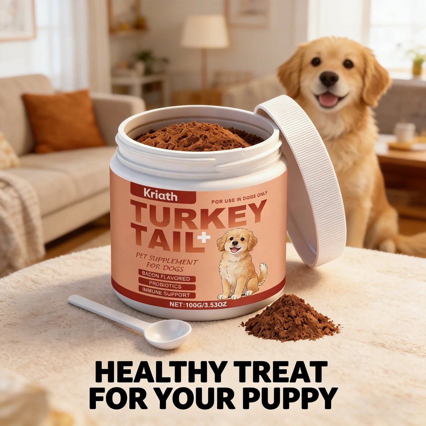 Pet Nutritional Supplements Bacon Flavor Promote Intestinal Function Improve Hair Gloss Maintain Joint Health Nutrition Products Happy Tails Pet Shop Store