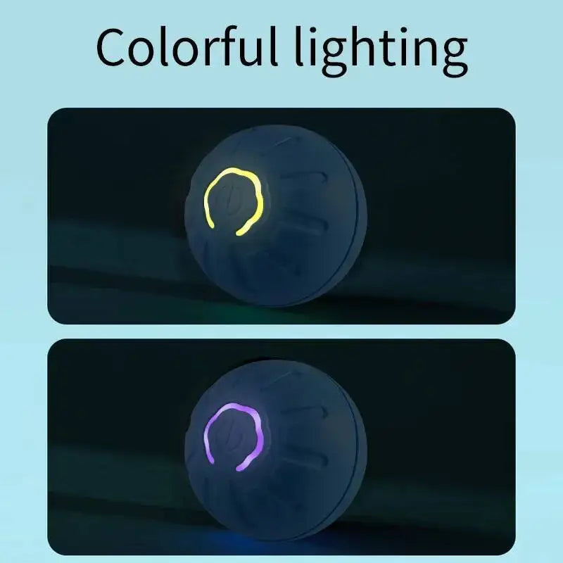 Smart Dog Toy Ball Electronic Interactive Pet Toy Moving Ball USB Automatic Moving Jumping Bouncing Happy Tails Pet Shop Store