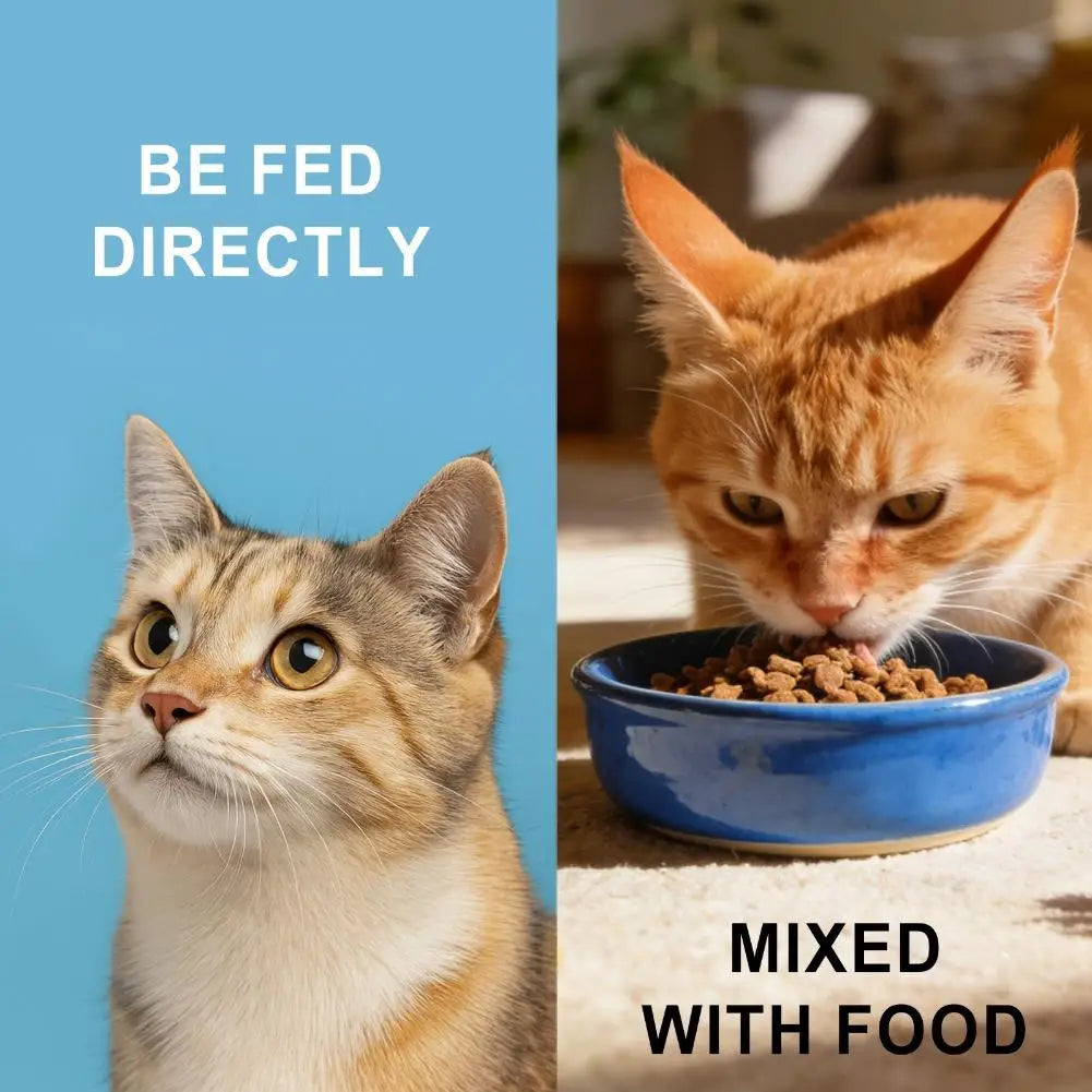 60 Comprimidos Mastigáveis Suplementos para Imunidade de Gatos para Saúde da Pele Fortalecimento do Sistema Imunológico Suplementos Nutricionais para Animais de Estimação Adultos