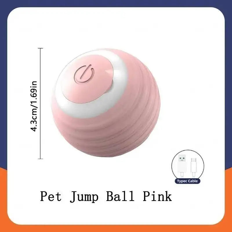 Smart Dog Toy Ball Electronic Interactive Pet Toy Moving Ball USB Automatic Moving Jumping Bouncing Happy Tails Pet Shop Store