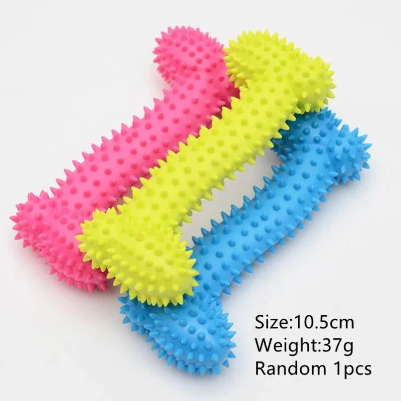 Durable Rubber Dental Teeth Care Dog Toys for Small Dogs Indestructible Dog Toy Teeth Cleaning Chew Training Toys Pet Supplies Happy Tails Pet Shop Store