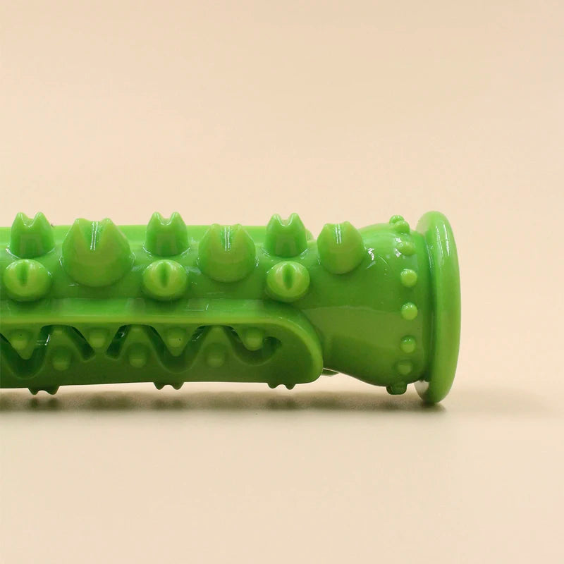 Cepillo de Dientes para Perros, Juguete Masticable, Palo de Goma Suave, Juguetes Interactivos Molares para Perros Pequeños, Juguete Duradero para Masticar y Dispensar Comida
