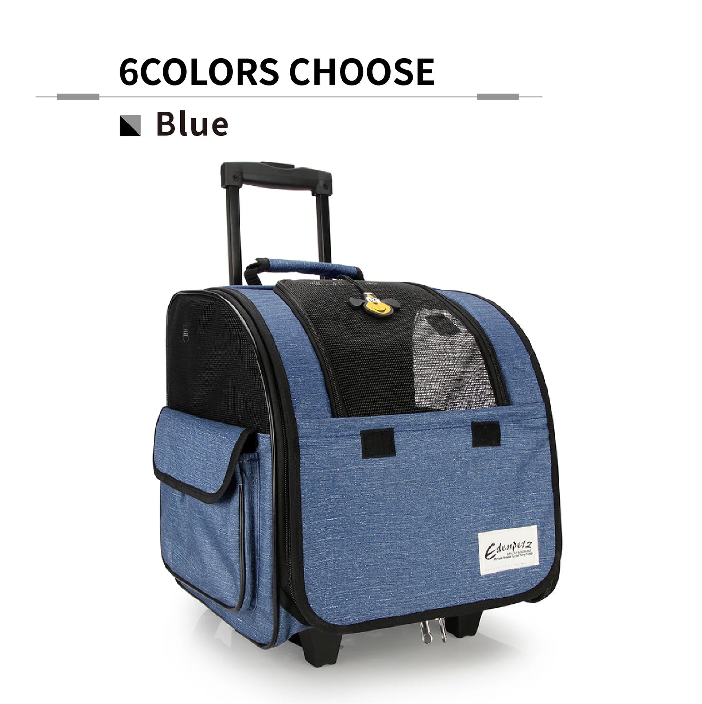 Large Pet Trolley Stroller Foldable Multifunctional Transport Airline Approved Dog Cat Carrier Backpack On Wheels