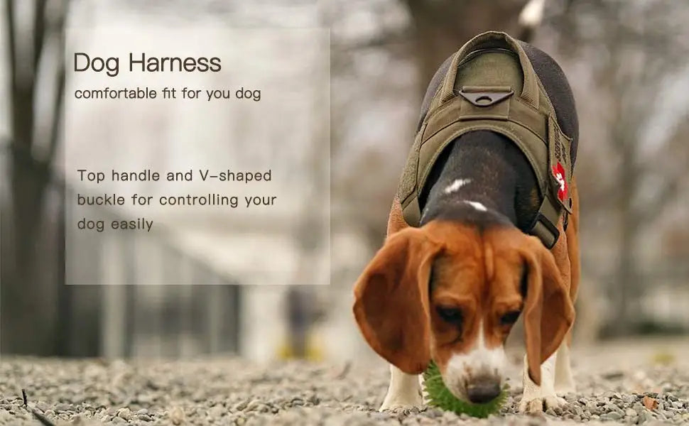 Tactical Dog Harness with Handle Hiking Training Vest Dogs Accessories for Medium Large Dogs Safety Comfortable Harness
