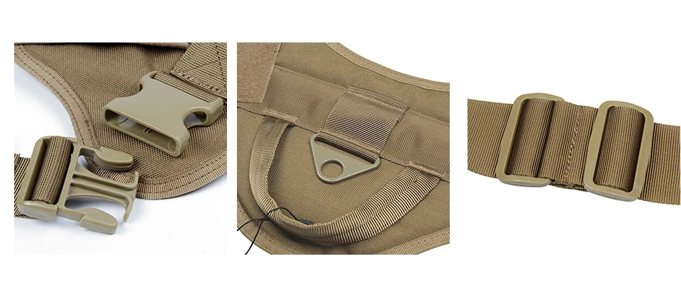 Tactical Dog Harness with Handle Hiking Training Vest Dogs Accessories for Medium Large Dogs Safety Comfortable Harness