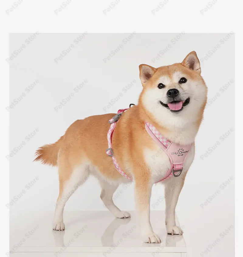 Escape Proof Dog Harness Soft Padded Full Body Pet Harness Reflective Adjustable No Pull Vest with Lift Handle and Leash Clip