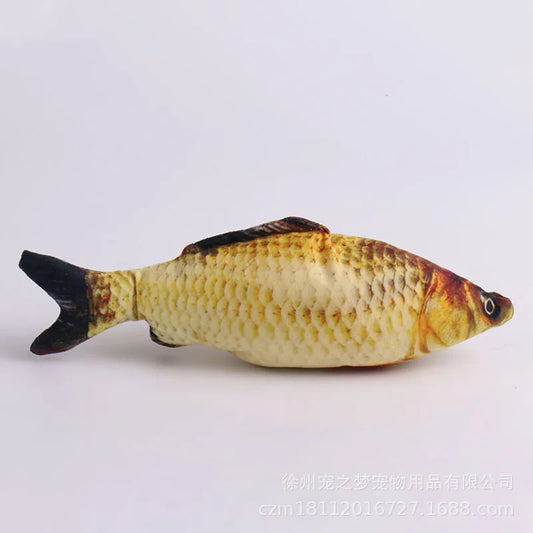 New simulation Fish Cat Toys Soft Plush Catnip Toy Interactive Cat Toys Gifts Funny 3D Fish Shape Doll Pet Supplies