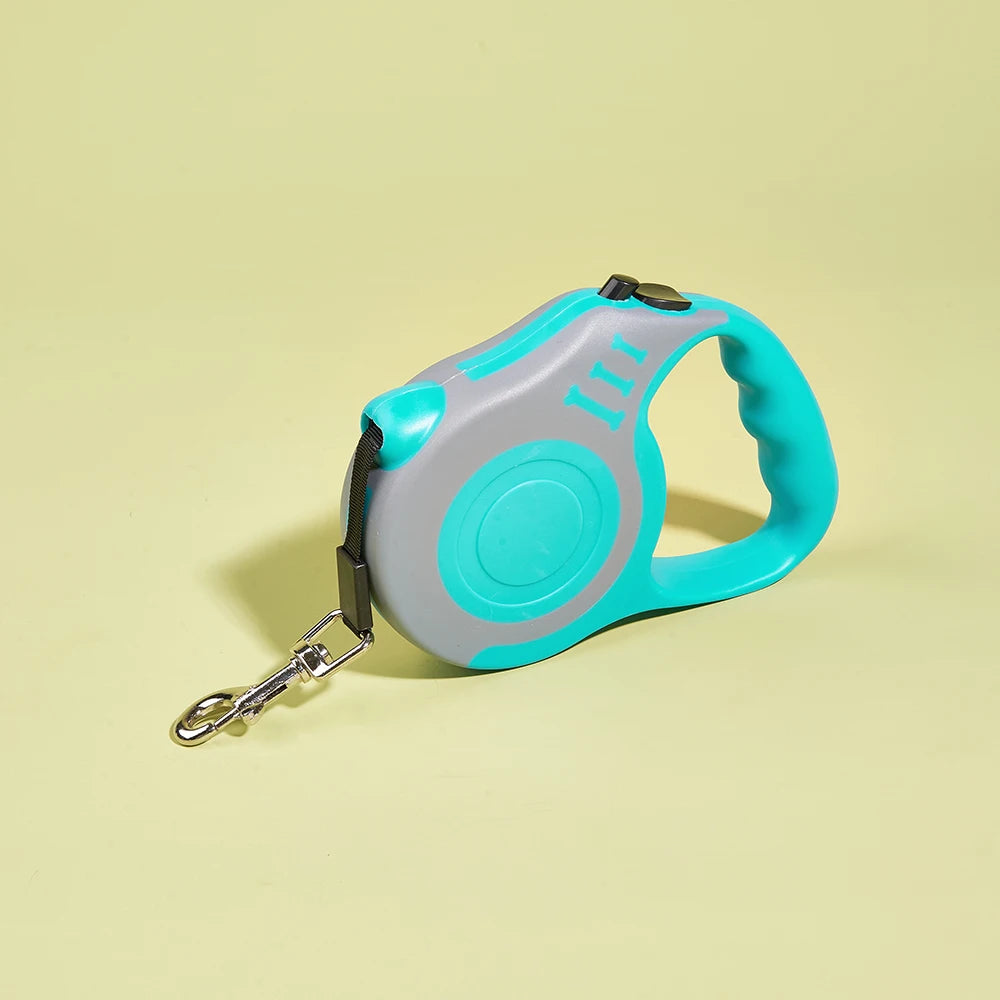 Dog Leash for Small Dogs Cat Automatic Retractable Durable Nylon Lead Puppy Outdoor Travel Walking Hiking Traction Rope 3m 5m