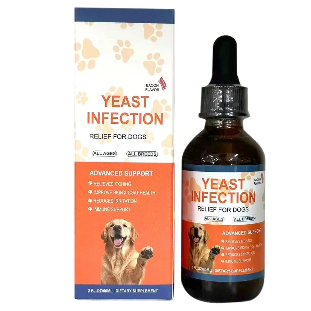 1/2/3PCS 60ML Dog Pet Drops Gentle Care Supplement To Maintain Healthy Coat and Skin for Dogs PET CARE