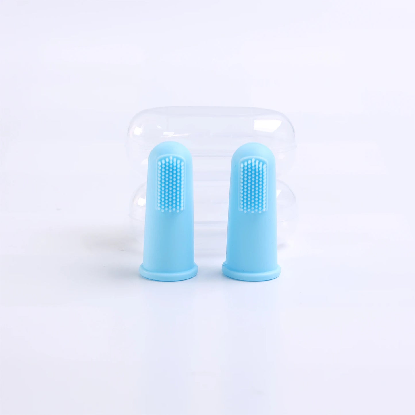 Silicone Pet Finger Toothbrush Soft Dog Cat Teeth Cleaning Brush Food Grade Dental Care Tool