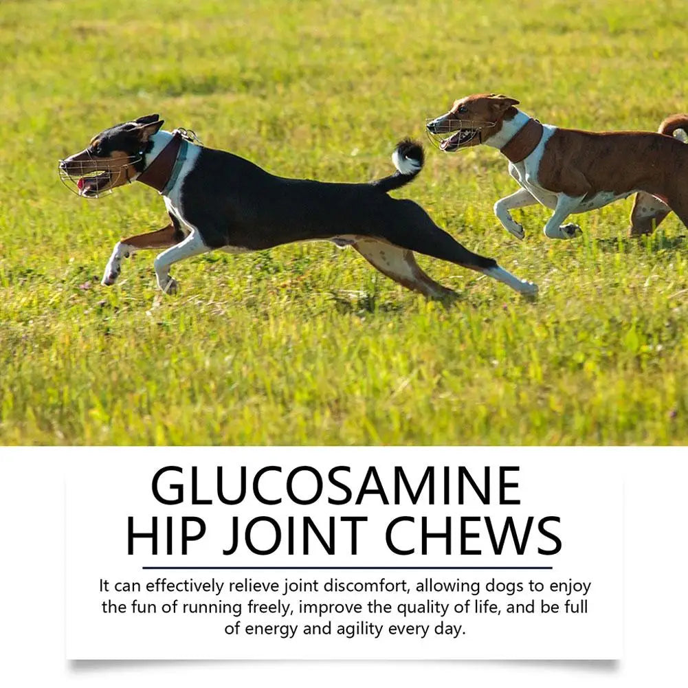 80 Tablets Pet Joint Care Soft Chews Supplement Glucosamine Pet Joint Care Chews Chondroitin Supplement For Dogs Joint Support