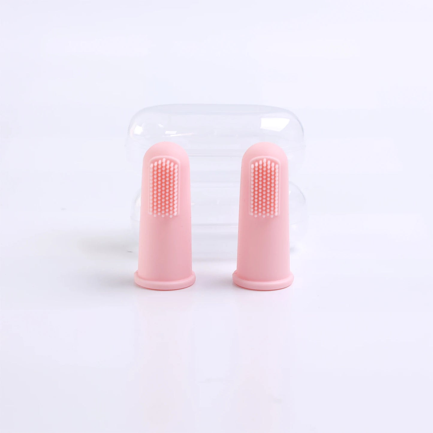 Silicone Pet Finger Toothbrush Soft Dog Cat Teeth Cleaning Brush Food Grade Dental Care Tool
