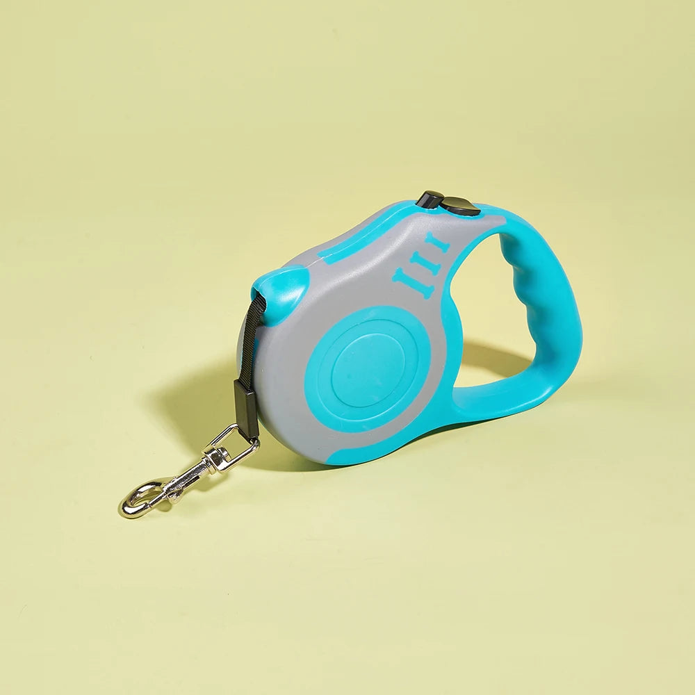 Dog Leash for Small Dogs Cat Automatic Retractable Durable Nylon Lead Puppy Outdoor Travel Walking Hiking Traction Rope 3m 5m