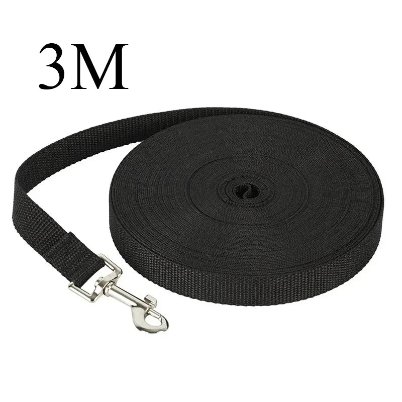 1.5 1.8 3 6 10 15 20 30 50M Solid Dog Leash For Large Dogs Pet Puppy Walking Training Lead Rope Big Dog Nylon Rope Long Leashes