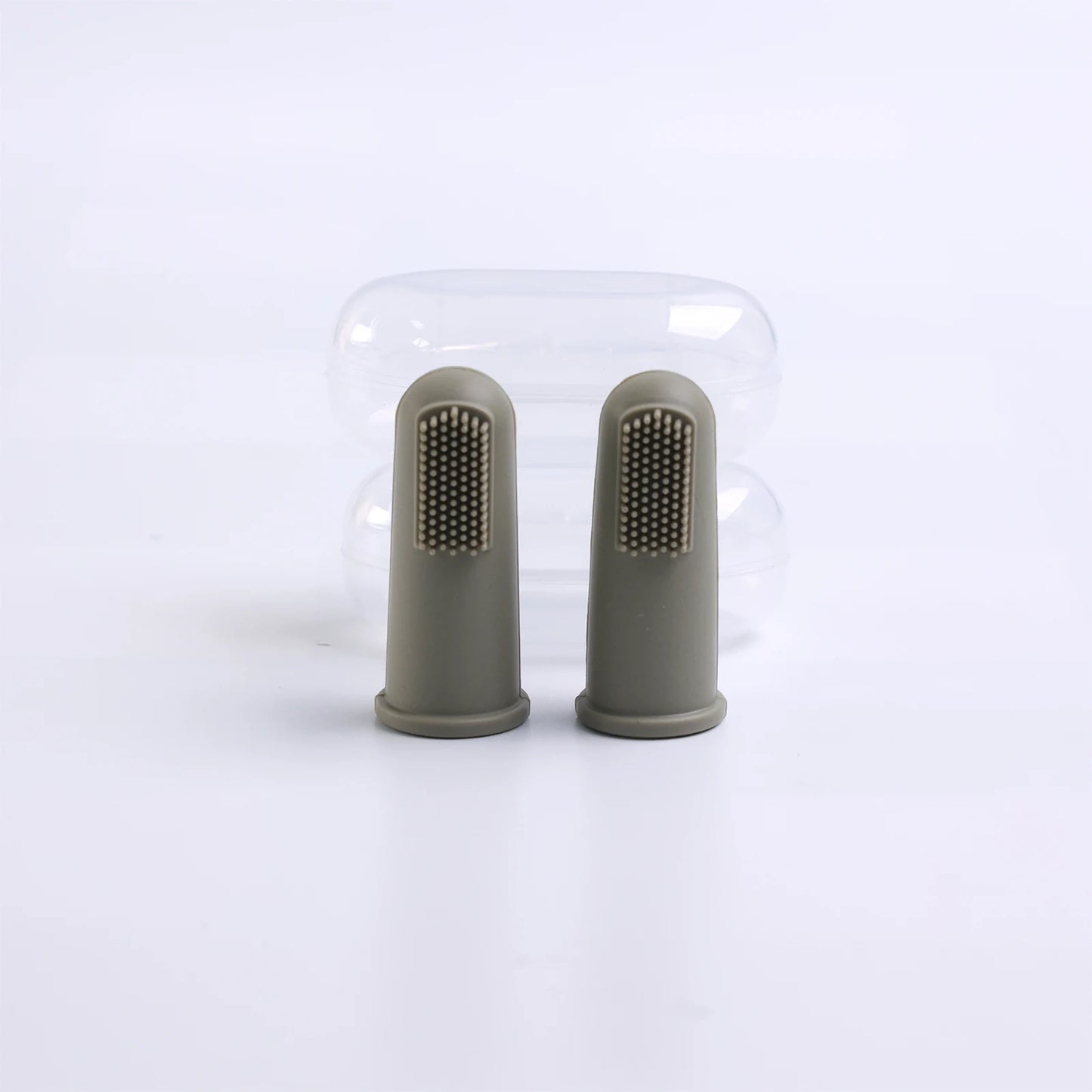 Silicone Pet Finger Toothbrush Soft Dog Cat Teeth Cleaning Brush Food Grade Dental Care Tool
