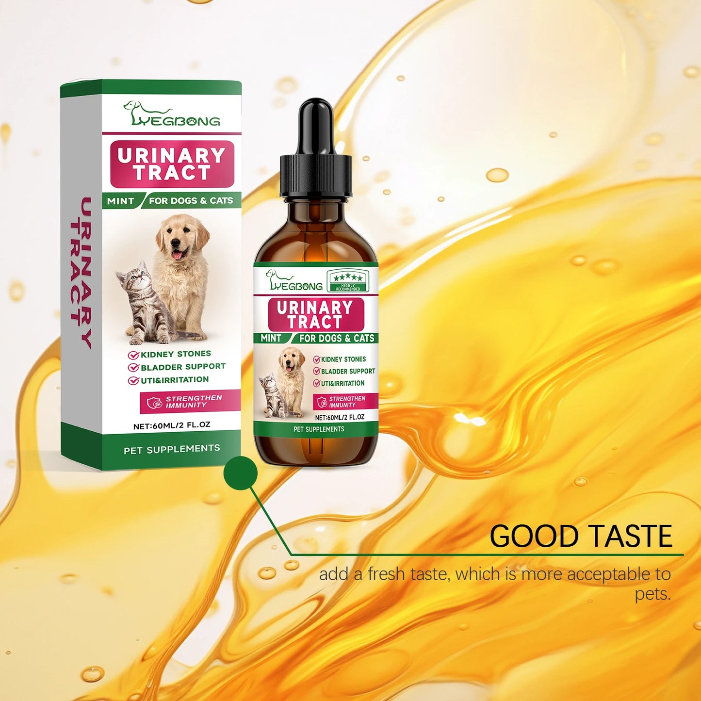 Yegbong Pet Care Supplement for Promoting Kidney Health – Enhances Pets' Vitality with Gentle Ingredients