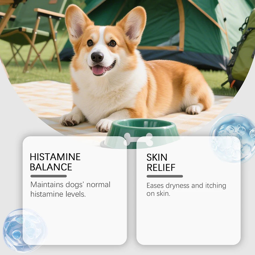 Dog Anxiety Relief Herbal Drops Natural Pet Calming Supplement Digestive Support Gentle Effective Strong Immunity Antibiotics