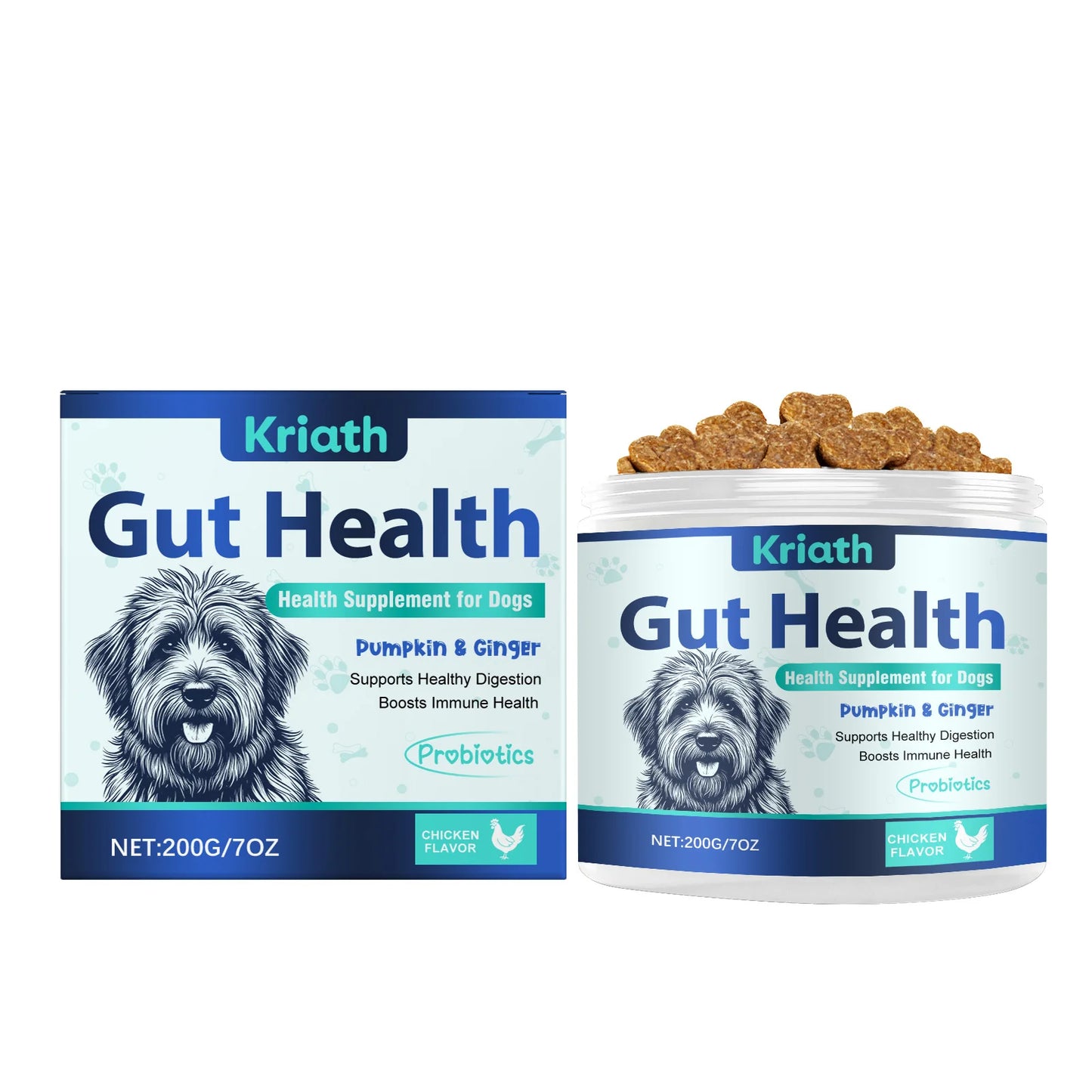 200g Dog Body Care Soft Granules-Protect Pet Health Aid Digestion Enhance Nutrient Absorption Balance Gut Flora Pet Comfort Care